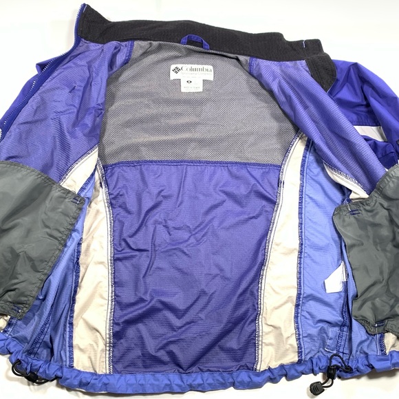 Columbia Women's Vintage Windbreaker Jacket. Size M. Blue - Picture 5 of 15